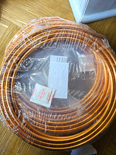 Copper tube coil x 6m - coil, 3/8